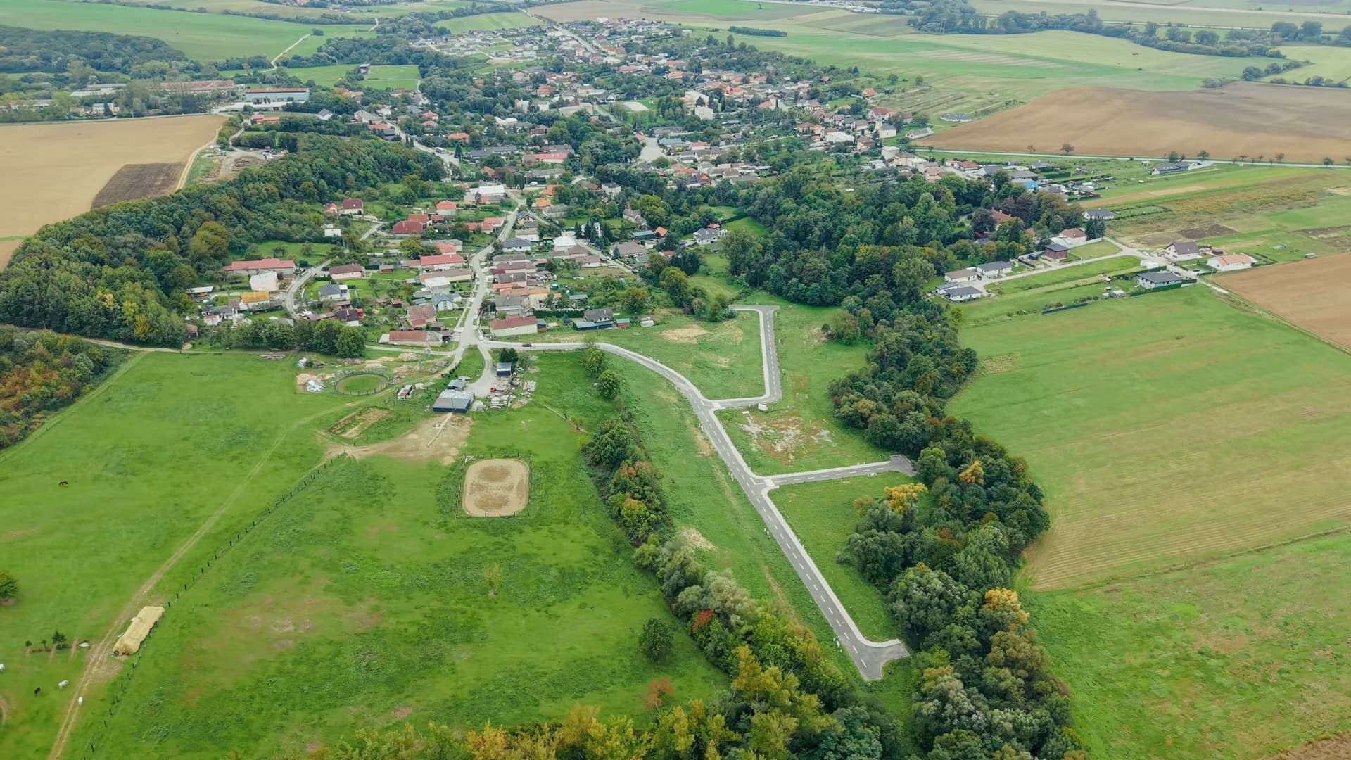 IBV Pod Hájom — letecký záber